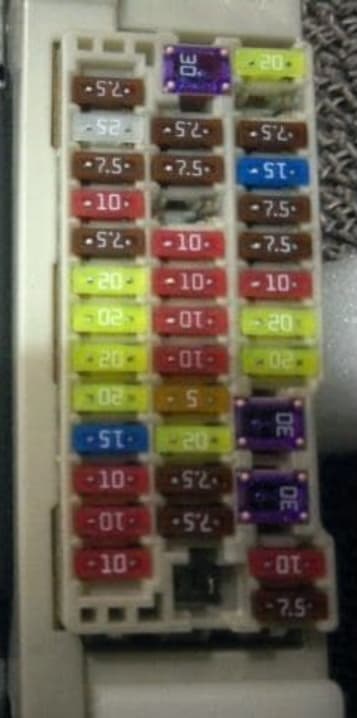 Internal Fuse Box Photo